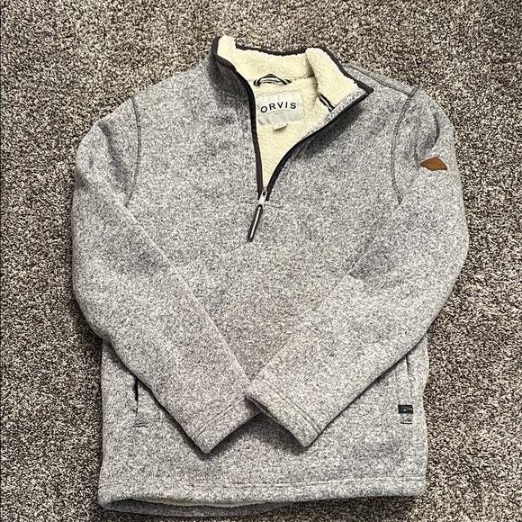 Orvis Other - Orvis Sherpa Lined Zip-Up Sweater